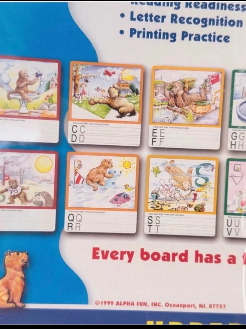 Potter The Otter Learn Alphabet Hidden Letter Activity Reusable Picture Boards